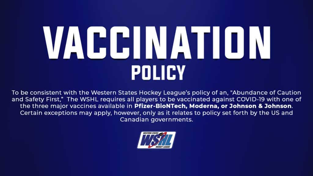 Is The WSHL COVID Vaccine Mandate An Exit Strategy? - The Hockey Focus