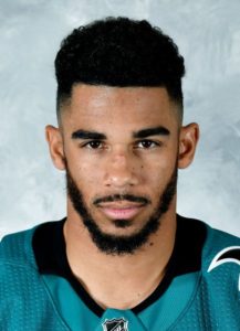 San Jose Sharks Evander Kane