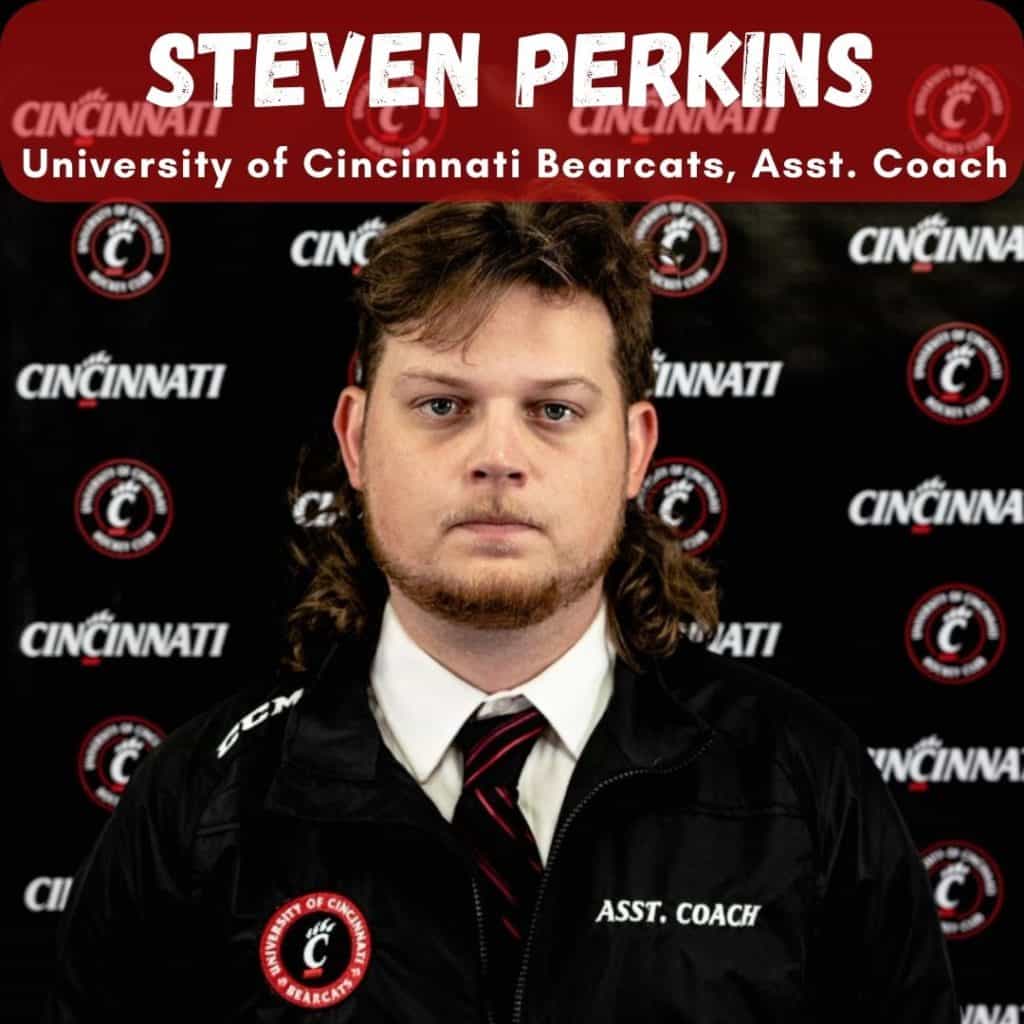 Steven Perkins: UC Bearcats Ast Coach (S3E20-Pigeonhole Hockey Podcast) - The Hockey Focus