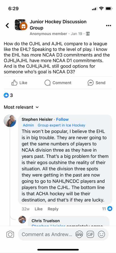 What is the Current state of College Placement for US leagues outside of the Division 1 Level? What is the Current state of College Placement for US leagues outside of the Division 1 Level? - The Hockey Focus