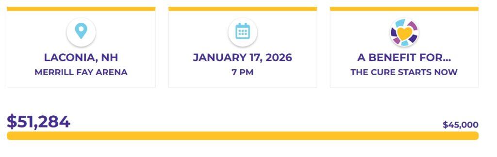 JBT Game raises over $50,000.00 for the Cure Starts Now Foundation JBT Game raises over $50,000.00 for the Cure Starts Now Foundation - The Hockey Focus